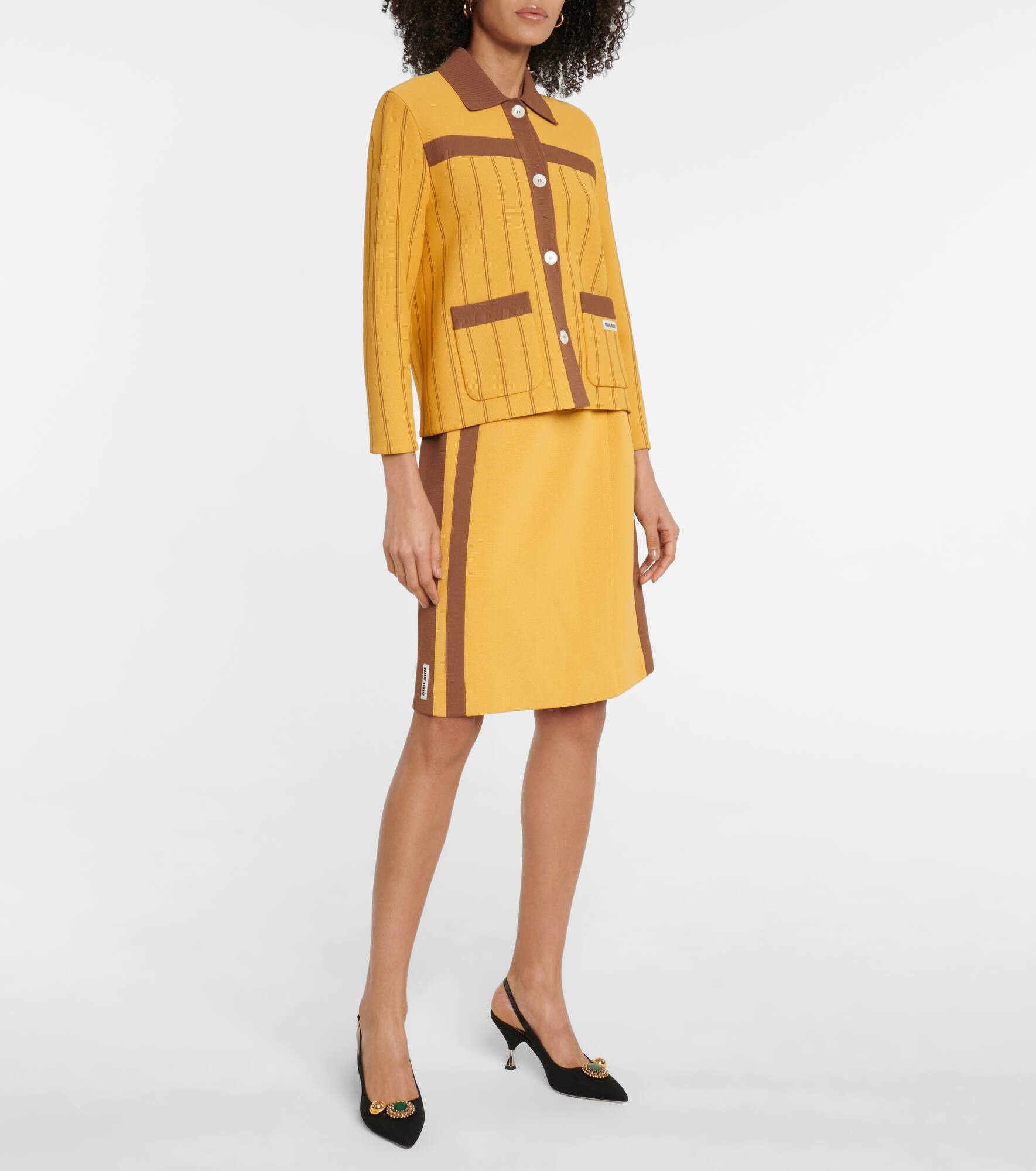High-rise midi skirt - 2