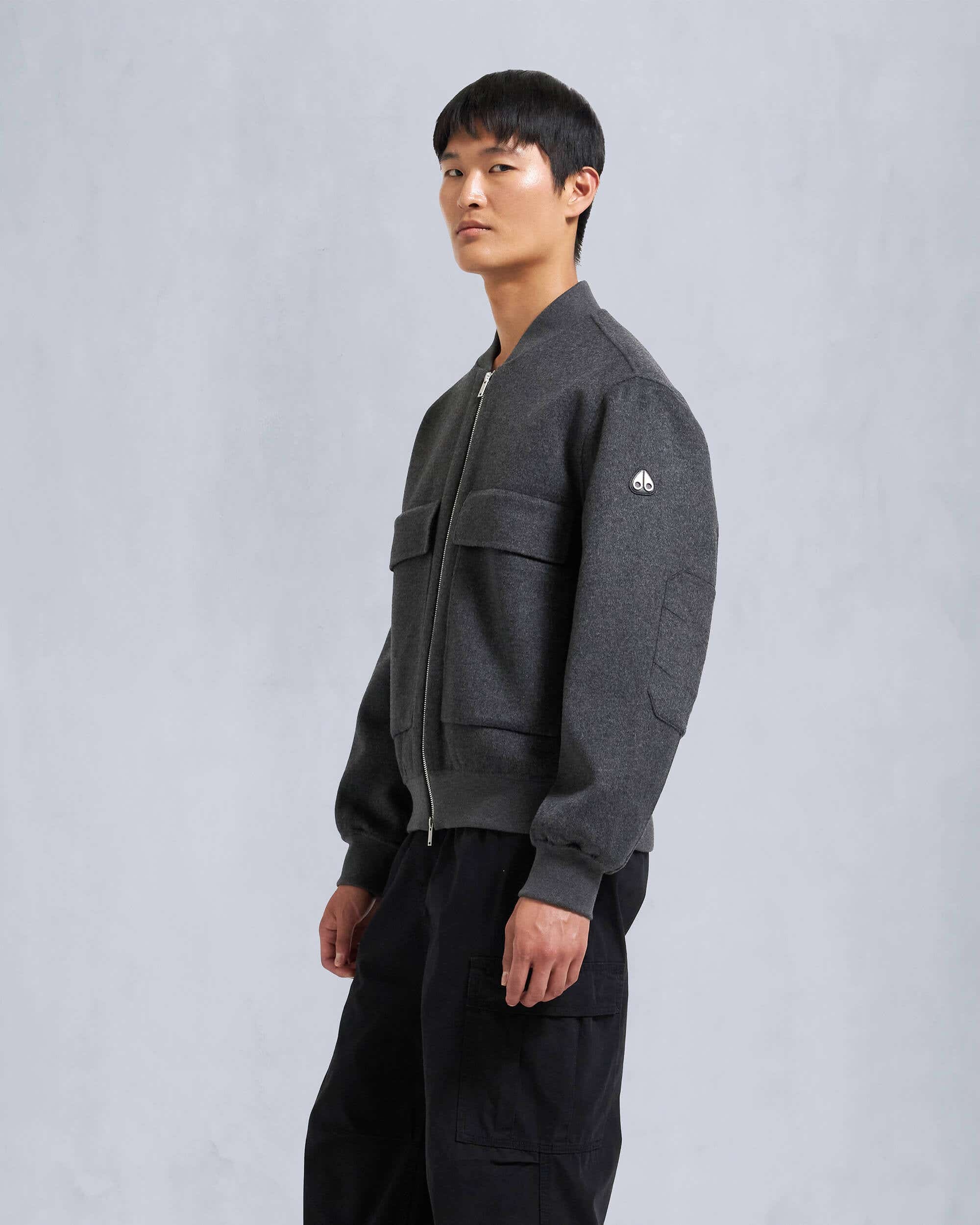 ALDER CASHMERE-WOOL BOMBER JACKET - 3