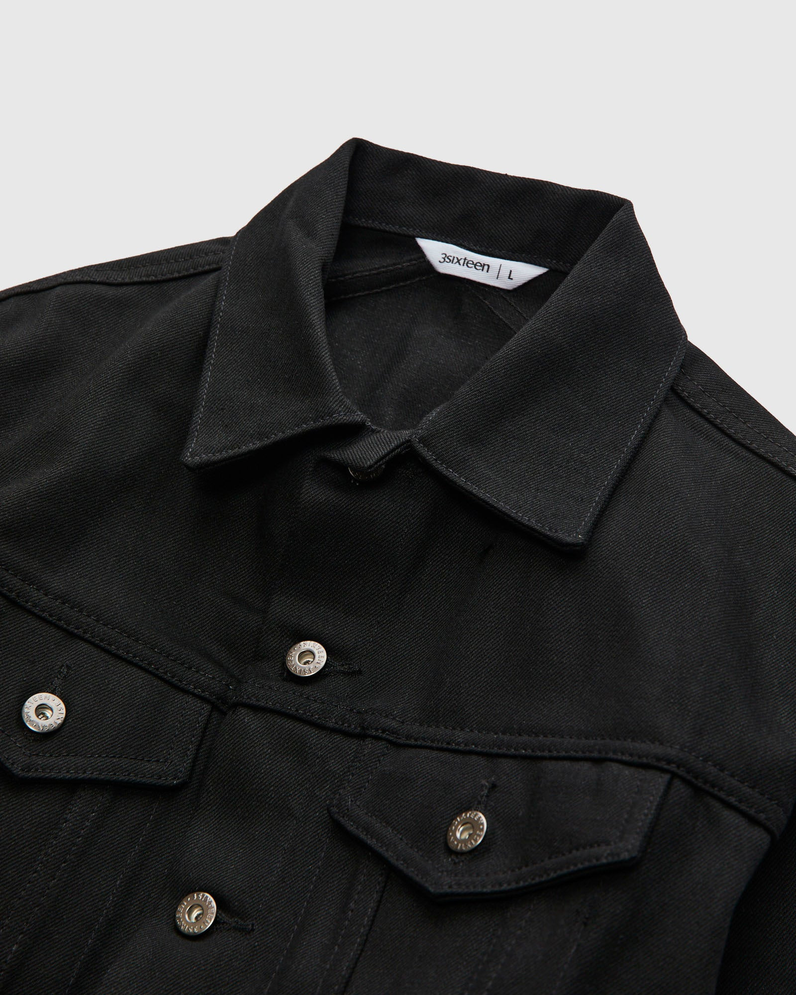 Type 3s Denim Jacket in Double Black - 4