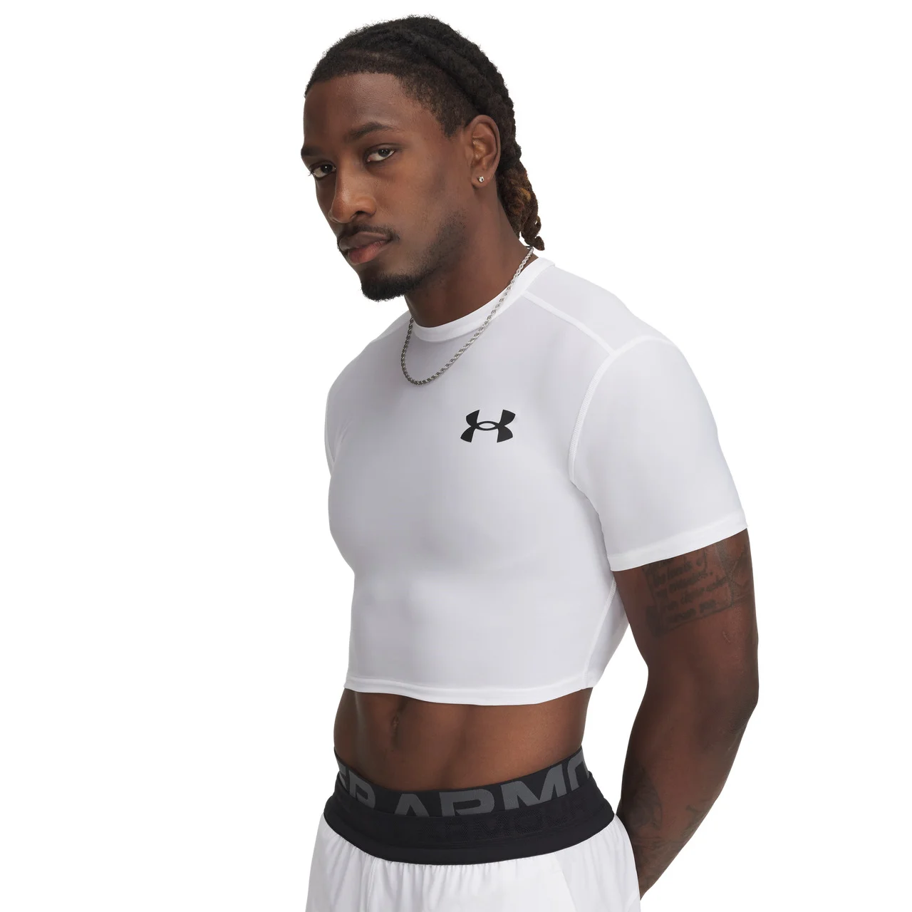 Under Armour Mens Under Armour Heatgear Og Compression Crop - 1