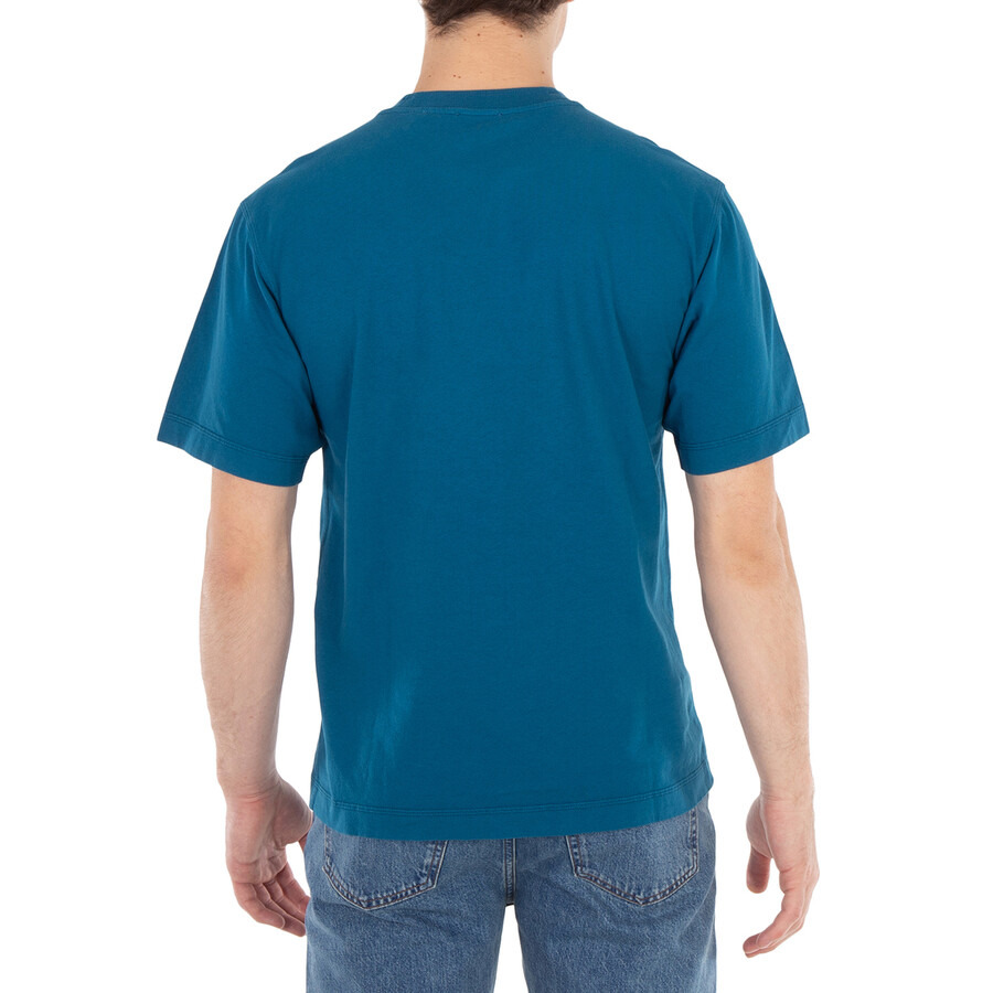 Burberry Oak Leaf Crest Embroidered Cotton Crewneck T-Shirt - 6