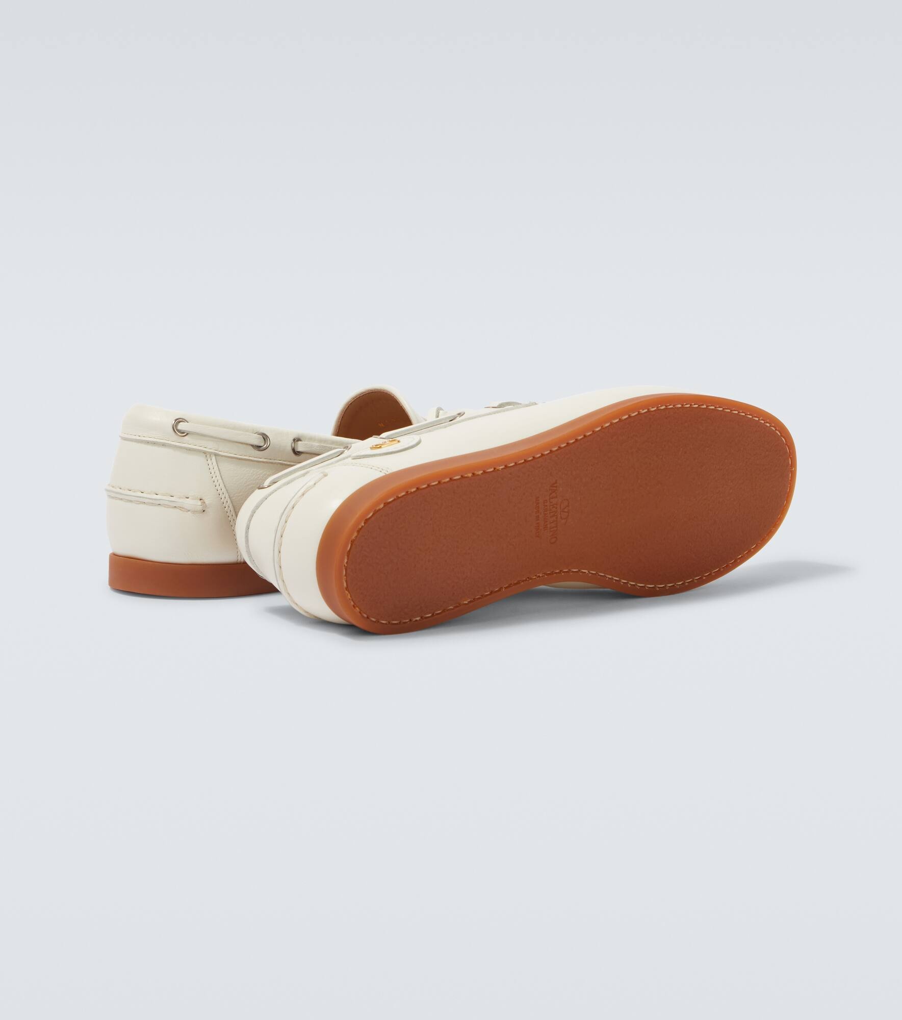 Leather boat shoes - 7