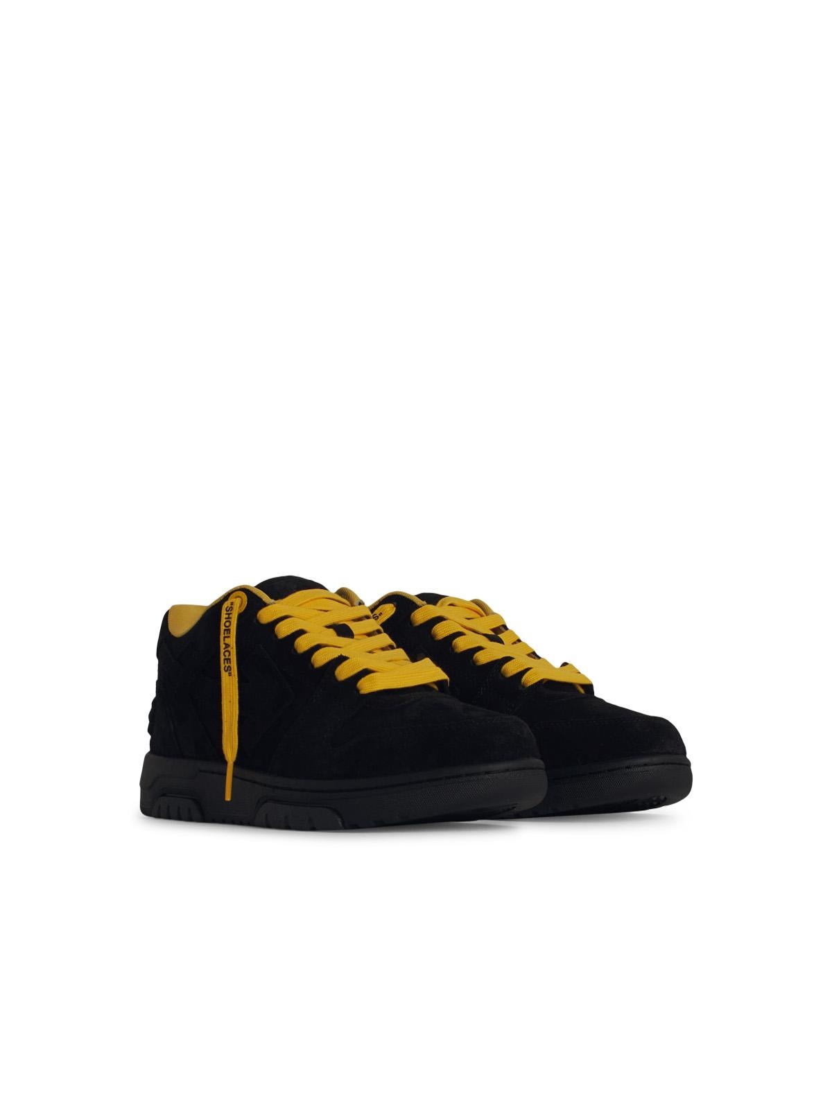 Off-White 'O.O.O' Black Suede Sneakers Men - 2