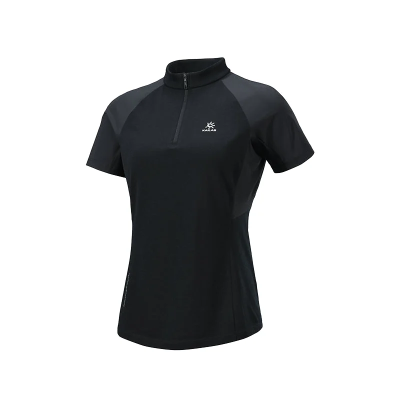 Kailas XM2 Merino Wool Half-Zip Short Sleeve T-Shirt Women's - 1