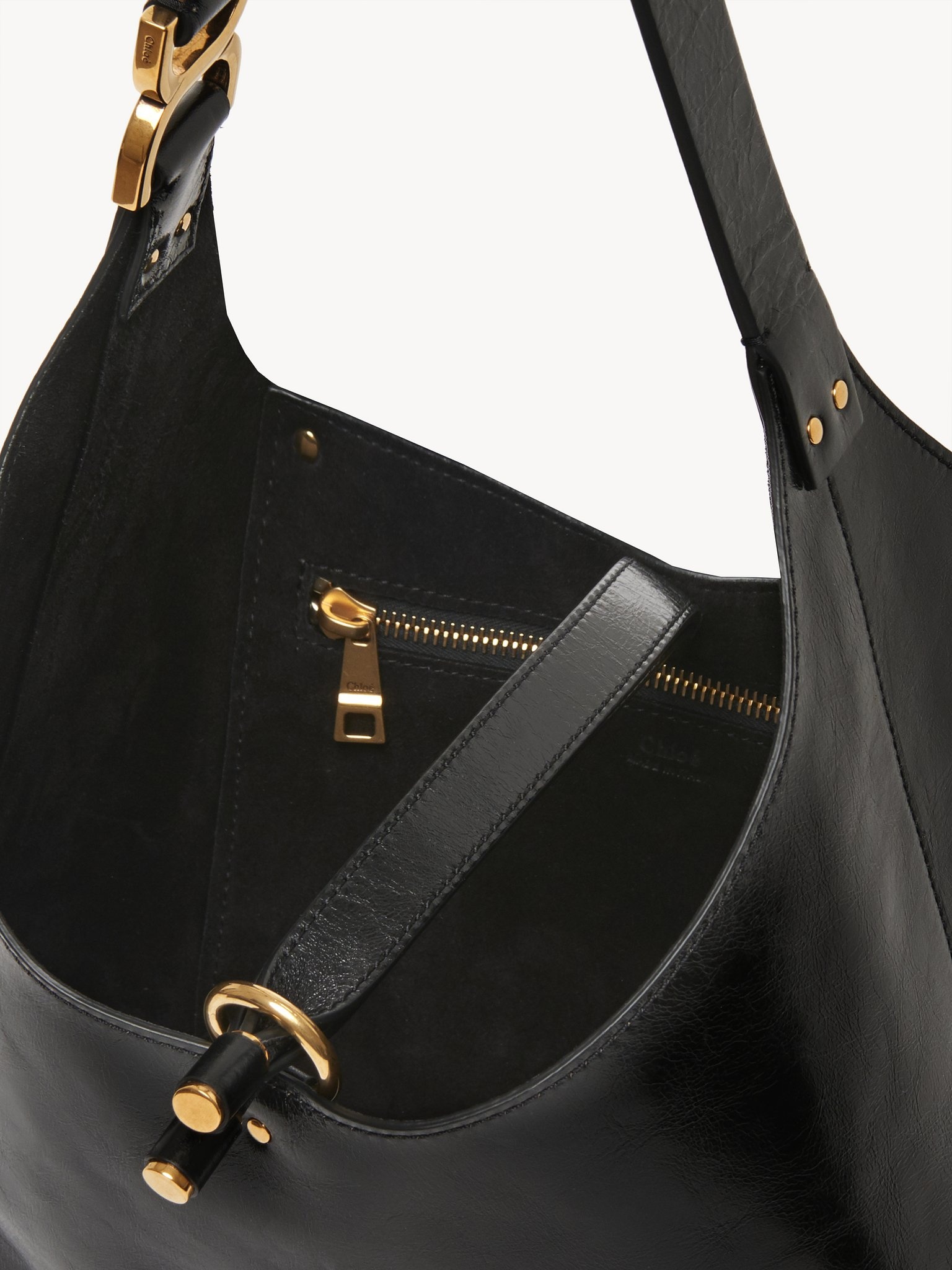 SMALL MARCIE HOBO BAG IN SOFT LEATHER - 5