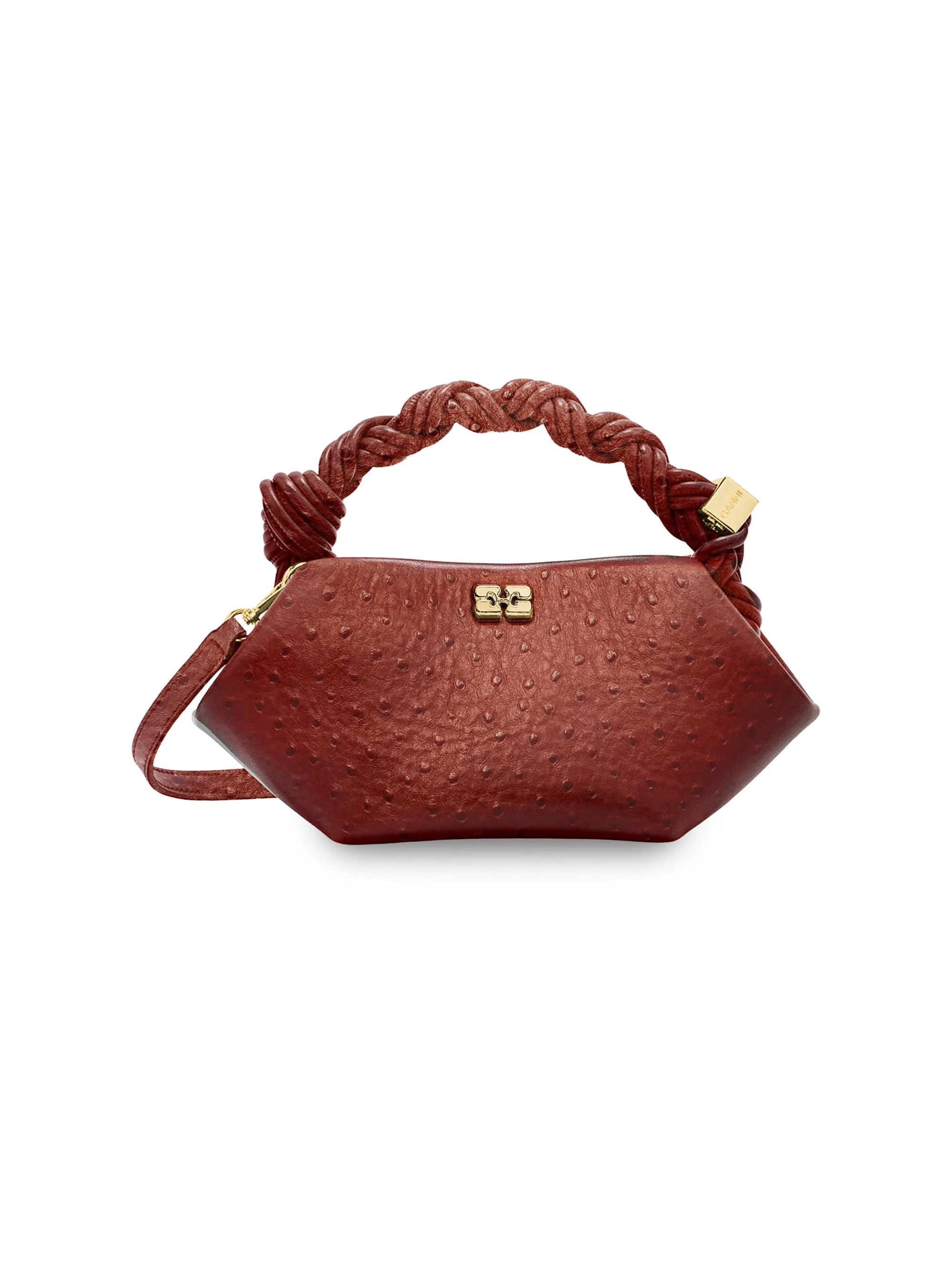 Women's Bou Mini Leather Top Handle Bag - Red - 1