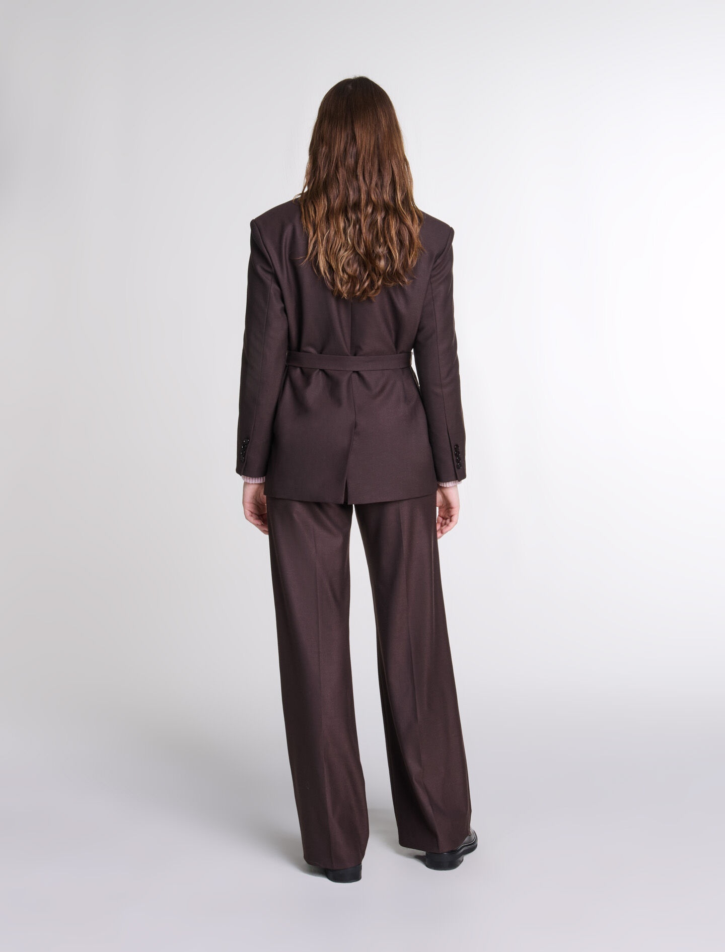 Belted suit jacket - 4