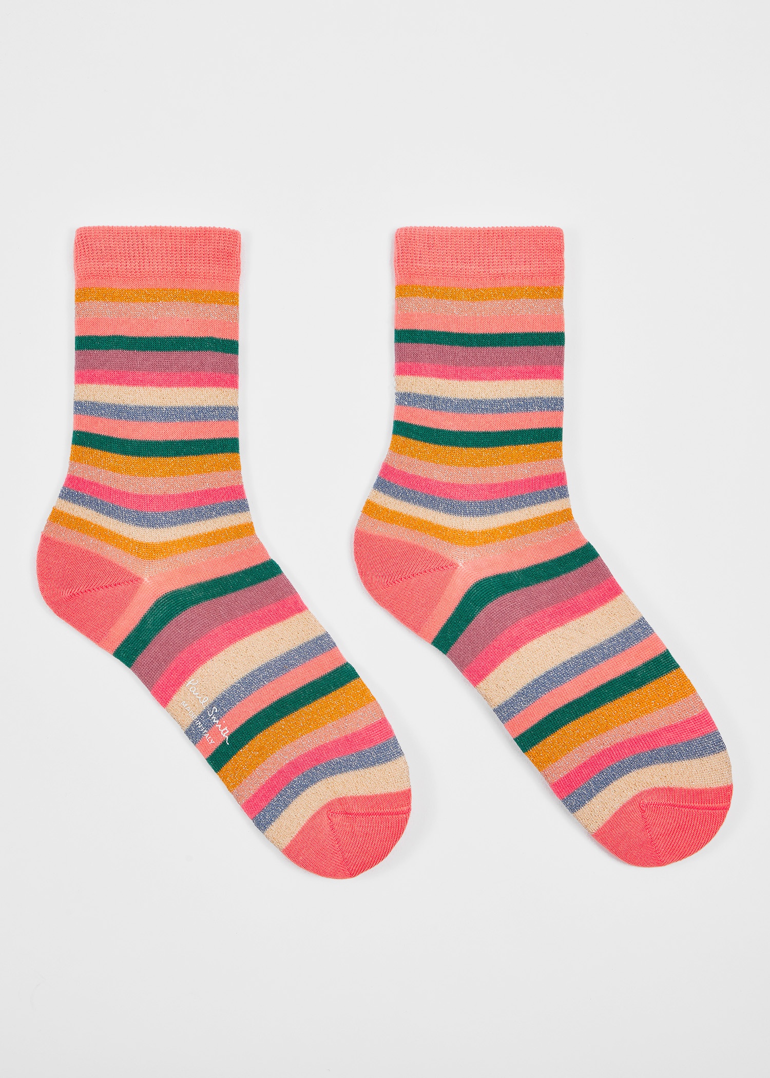 Women's Lurex 'Swirl Stripe' Socks Three Pack - 4