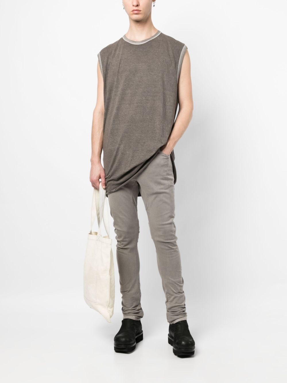 mid-rise skinny trousers - 2