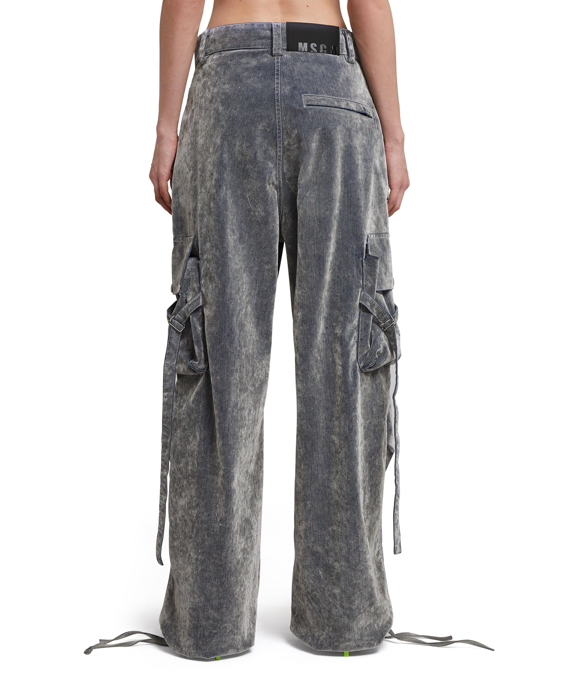 Cargo trousers with "Flock Denim" workmanship - 3