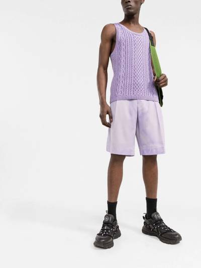 MSGM mid-rise bermuda shorts outlook