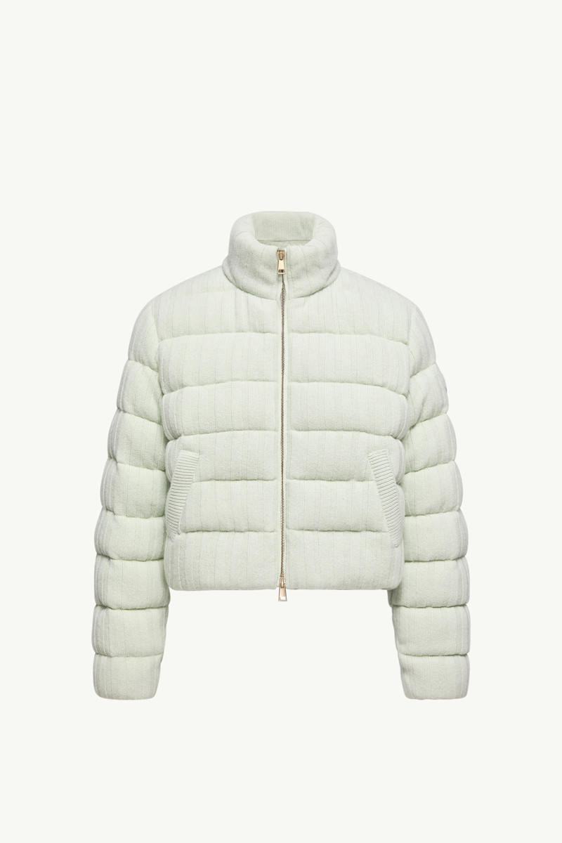 Wool & Cashmere Blend Padded Cardigan 1