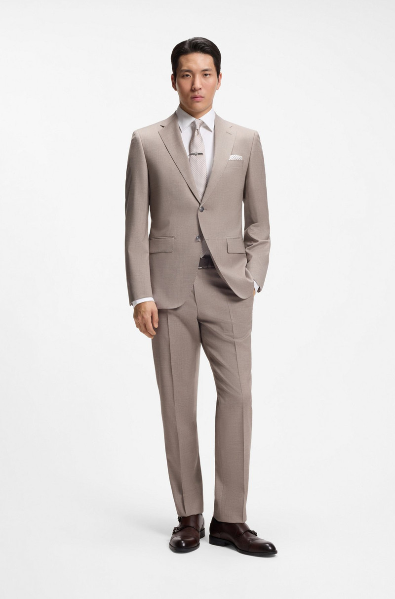 BOSS EASY-IRON REGULAR-FIT SHIRT IN STRETCH-COTTON DOBBY outlook