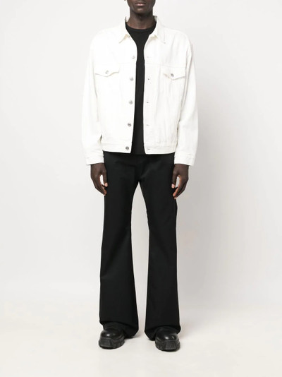 BALENCIAGA flared cotton trousers outlook