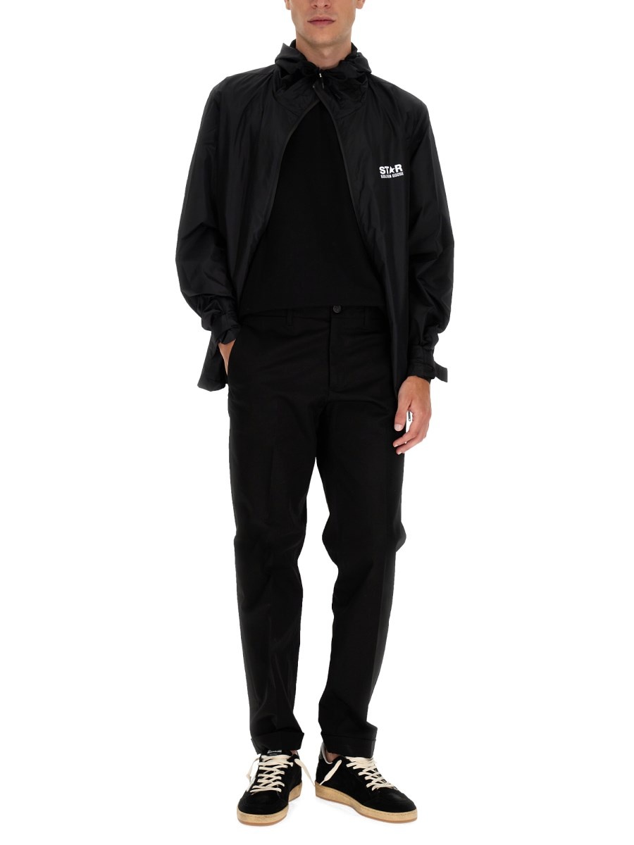 GIACCA A VENTO DARIS IN NYLON CON LOGO A CONTRASTO - 2