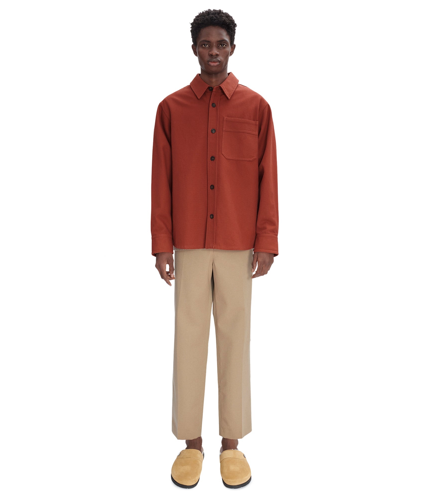 BASILE BRODÉE POITRINE OVERSHIRT - 5
