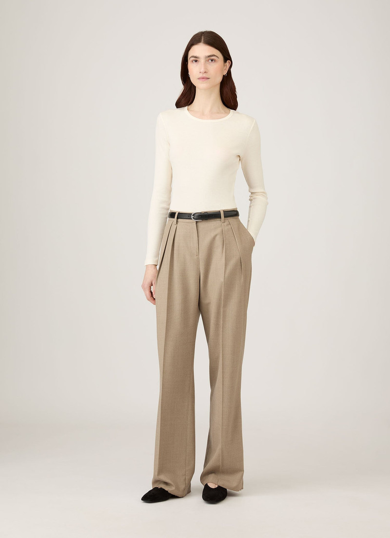 Sunspel Long Sleeve Ribbed T‑shirt outlook