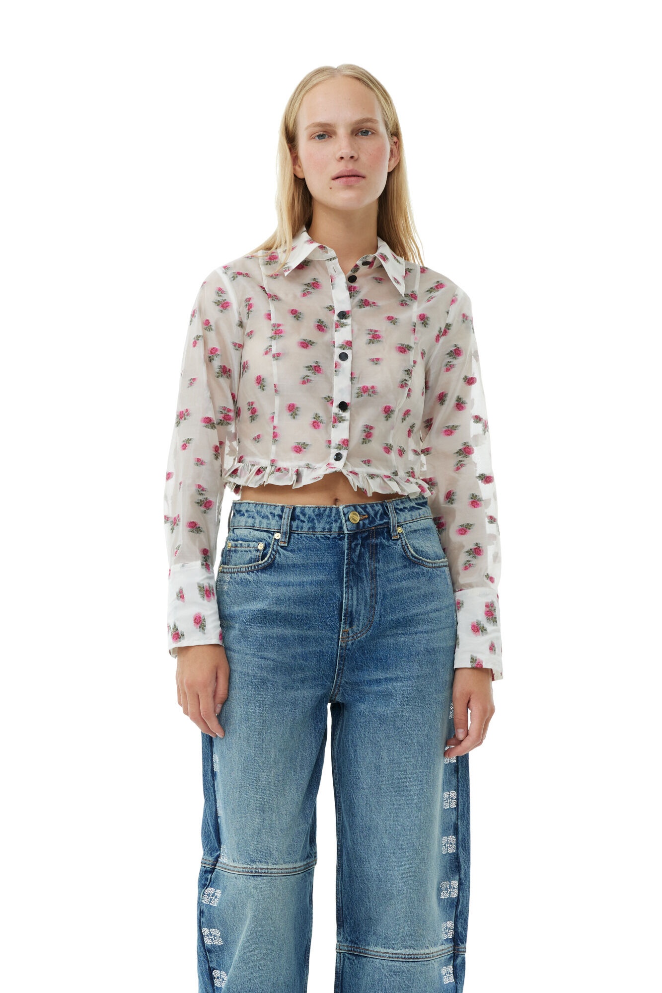 SPARKLE LOGO STARY JEANS - 4