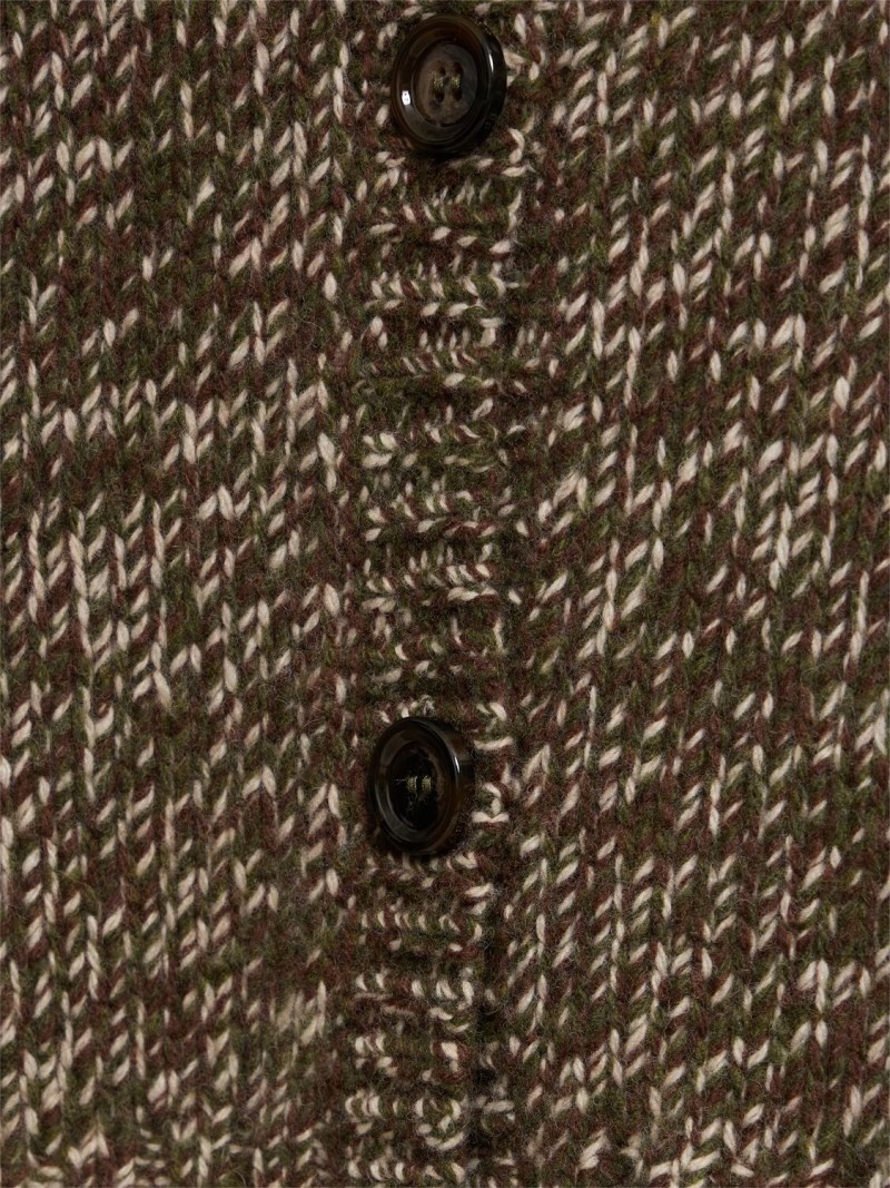 Wool blend knit cardigan - 4