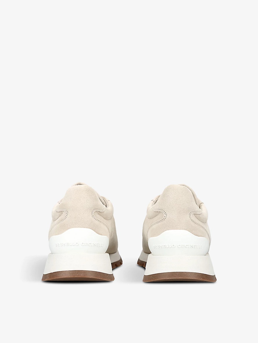 Runner suede low-top trainers - 4