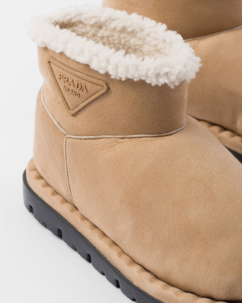 Shearling booties 6