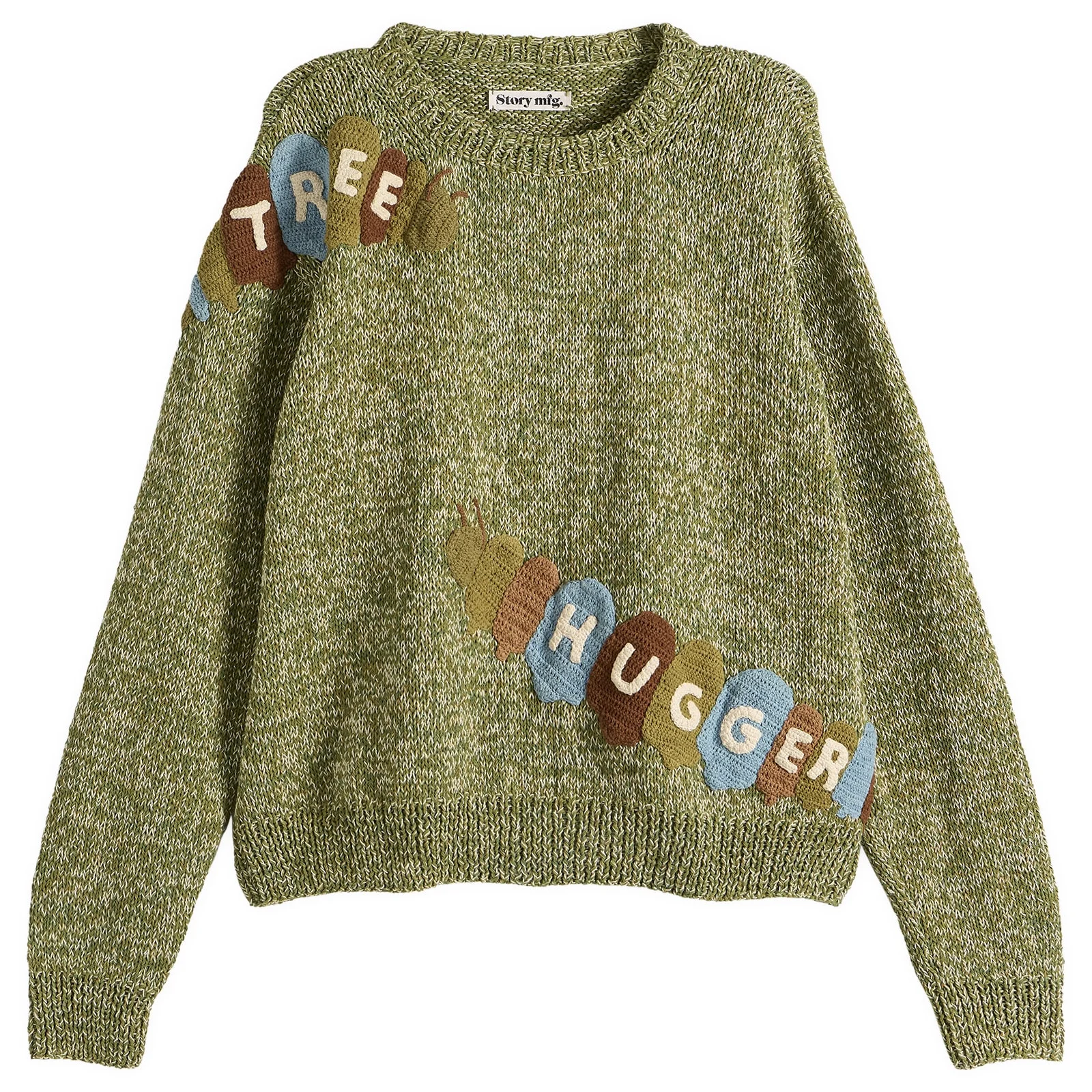 Story mfg. Olive Caterpillar Bulb Jumper - Presented by END. - 1