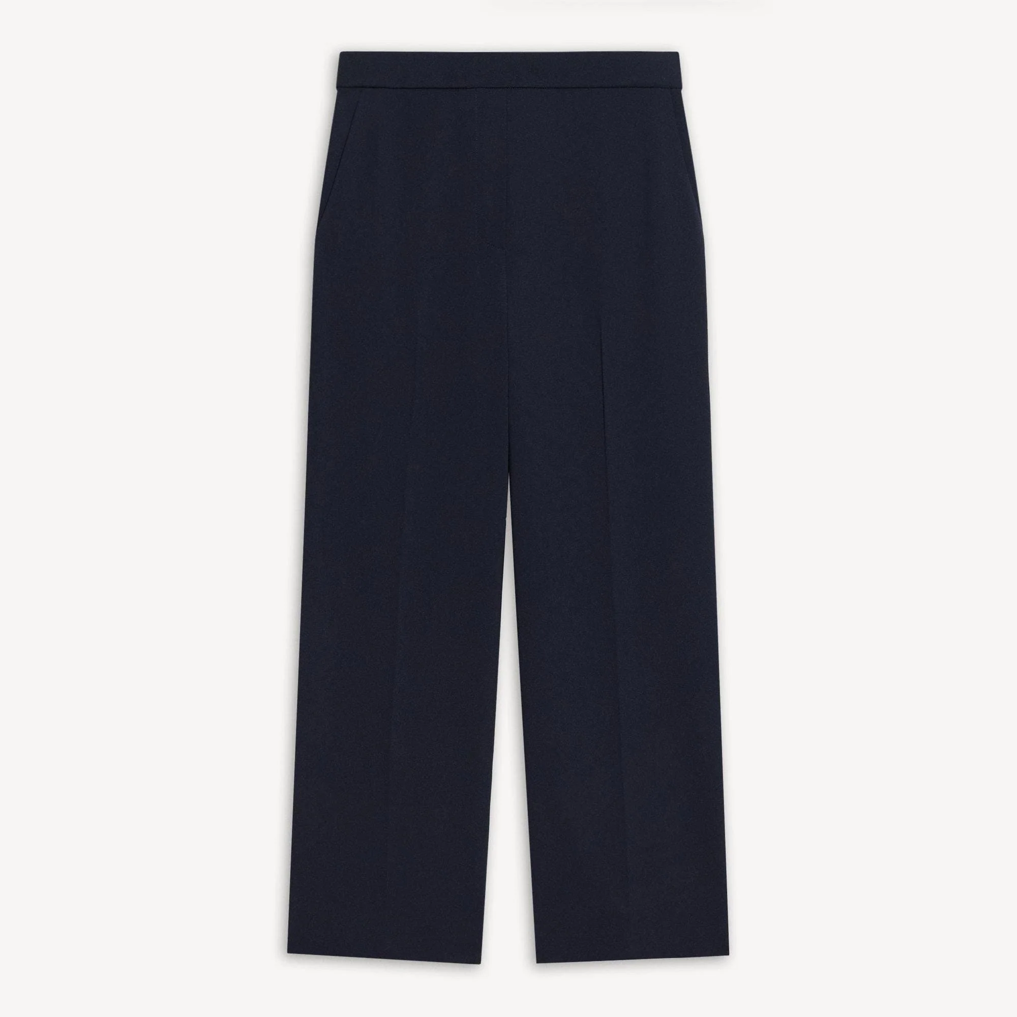 Classic Straight Pull-On Pant in Admiral Crepe - 1