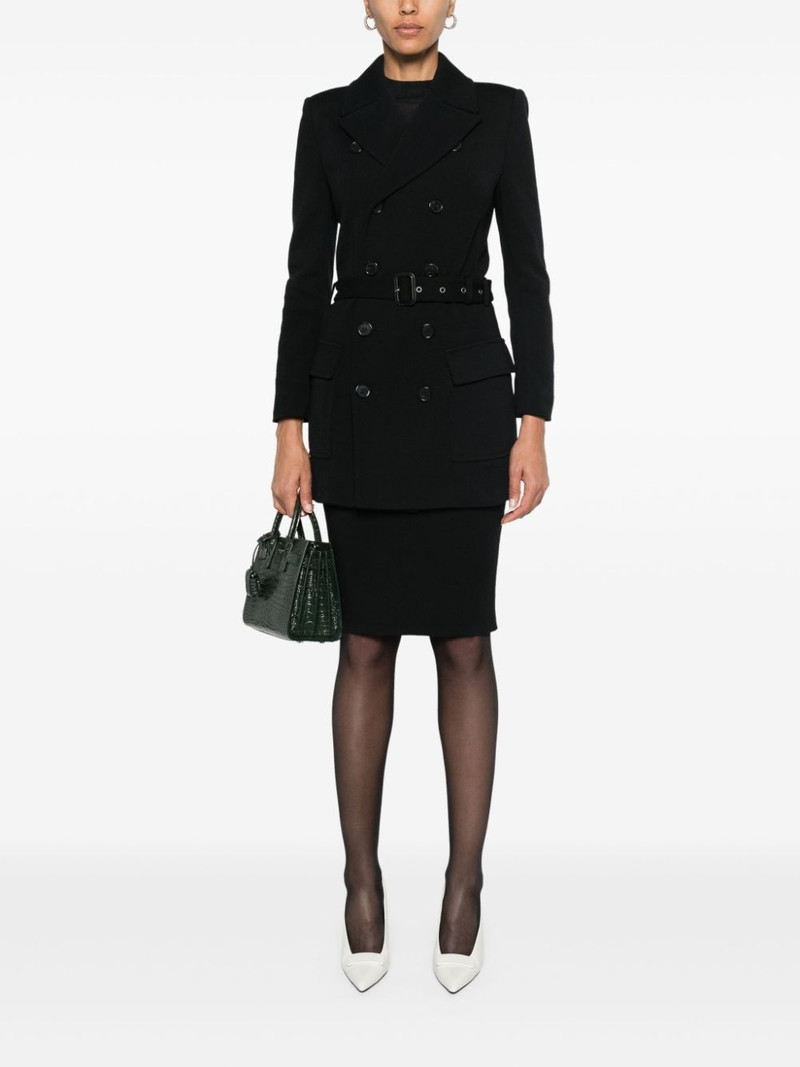 SAINT LAURENT Saharienne notched-lapels blazer outlook