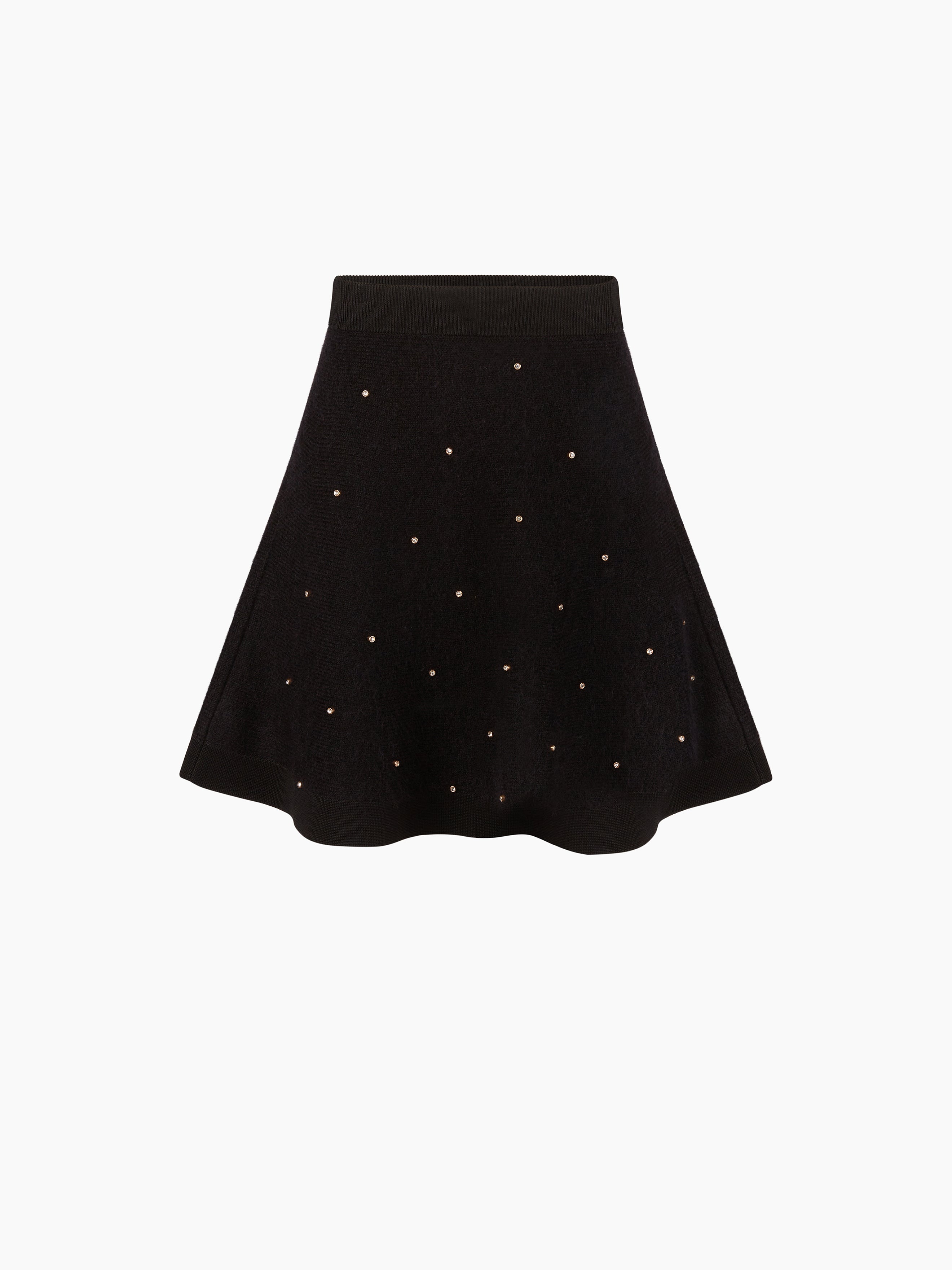 MOHAIR MINI FLARED SKIRT - 4