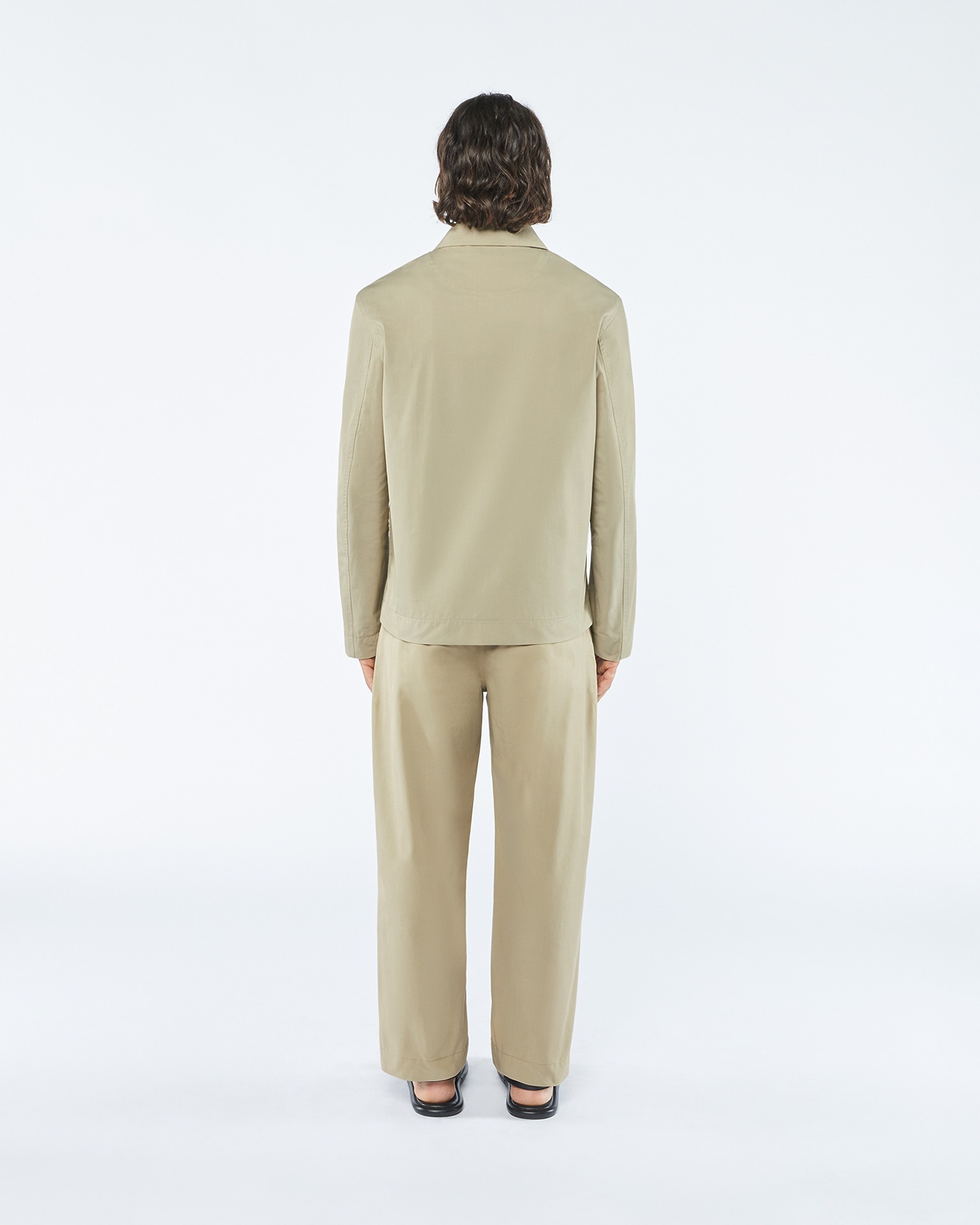 SAON - Tech-twill jacket - Pebble - 4