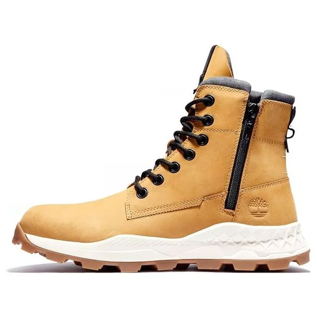 Timberland Brooklyn Side Zip Sneaker Boot 'Wheat Nubuck' A2J1E231 - 1