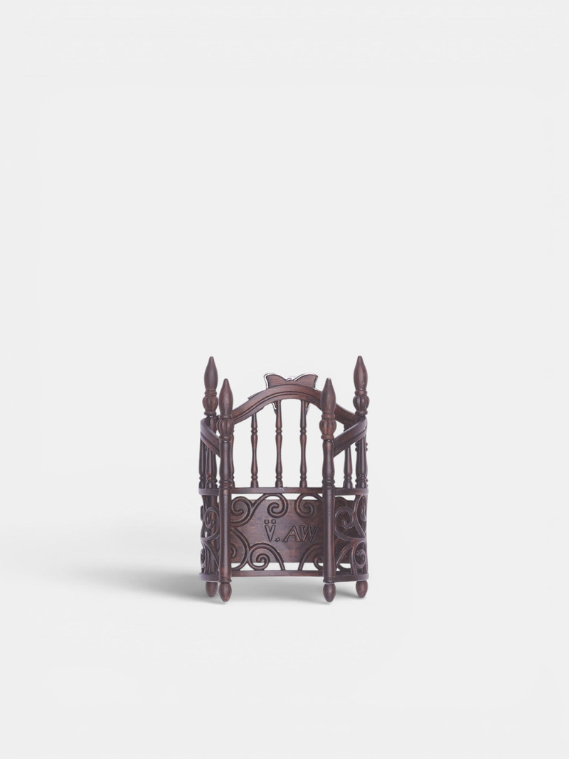 ASHLEY WILLIAMS Wood Doll House Cuff Bracelet outlook