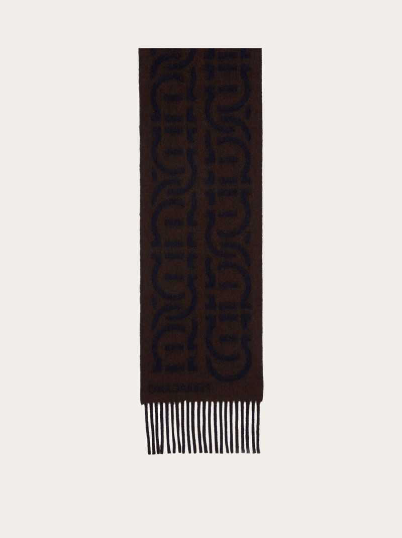 Gancini jacquard scarf 4