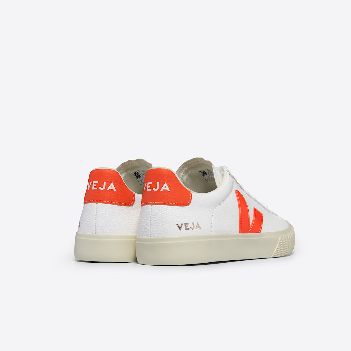 CAMPO LEATHER WHITE ORANGE FLUO - 3