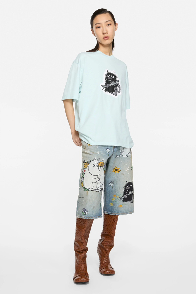 Acne Studios T-shirt Acne Studios x Moomin - Pale blue outlook
