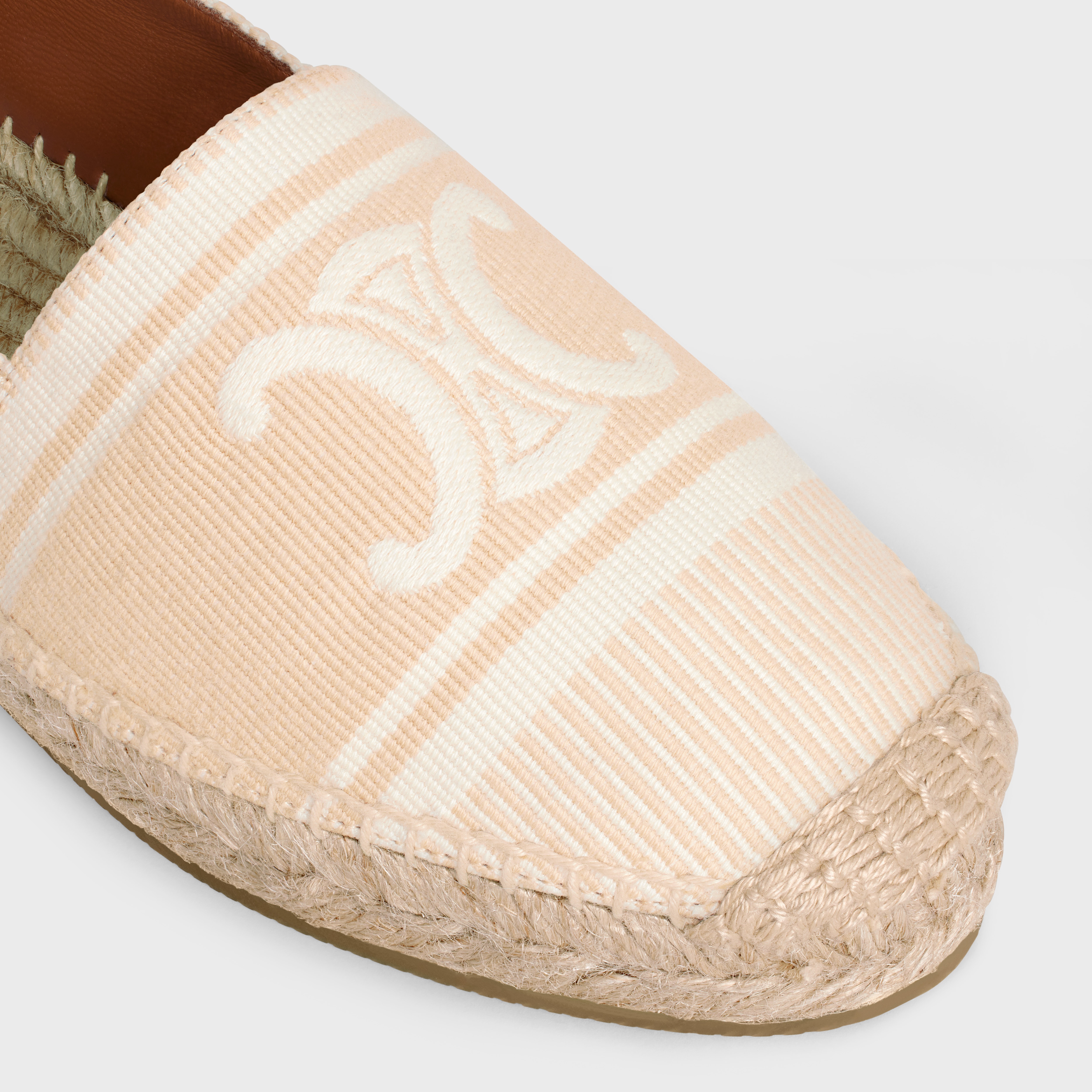 LES ESPADRILLES CELINE in TRIOMPHE JACQUARD CANVAS - 3