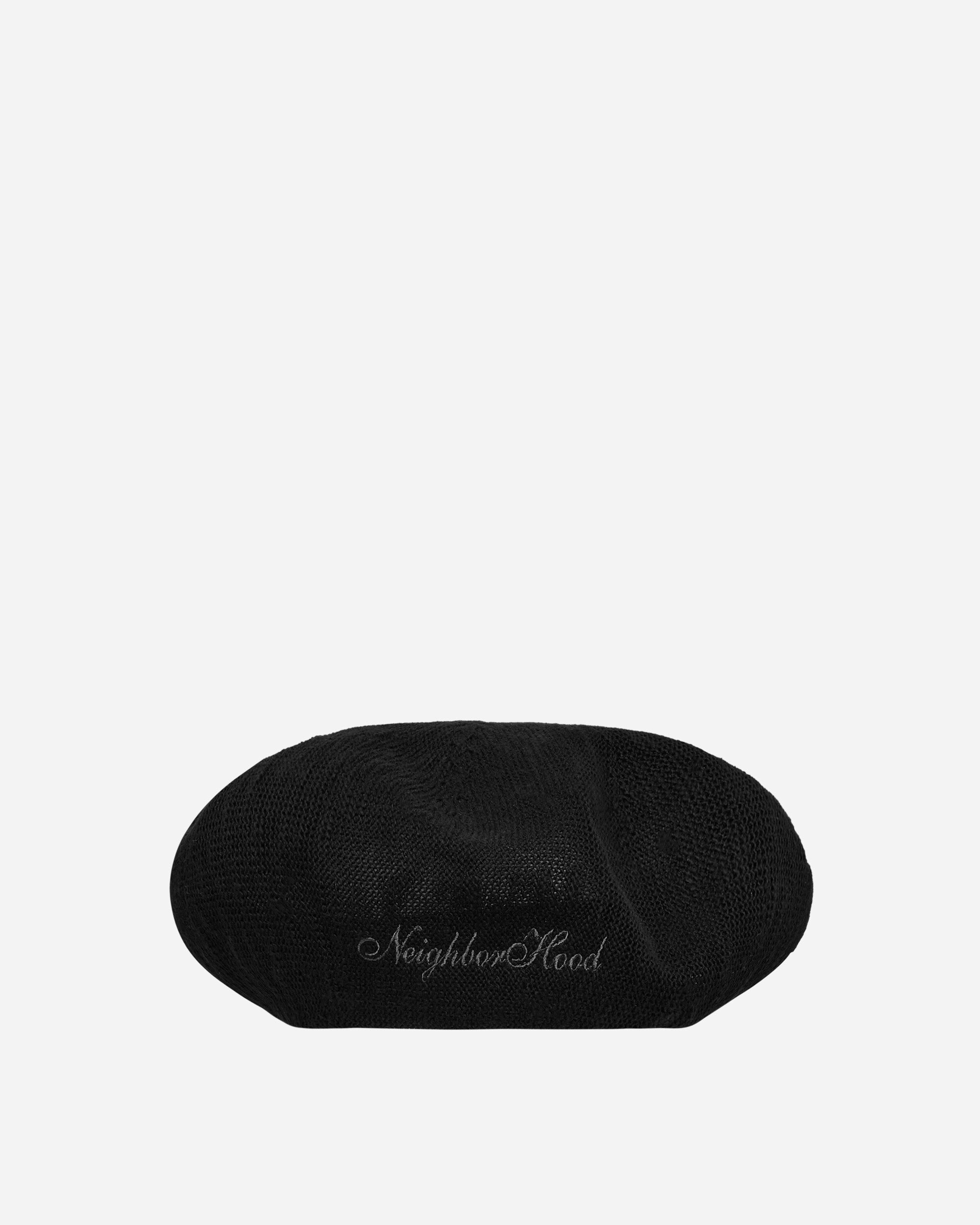NEIGHBORHOOD Summer Beret Black | slamjam | REVERSIBLE
