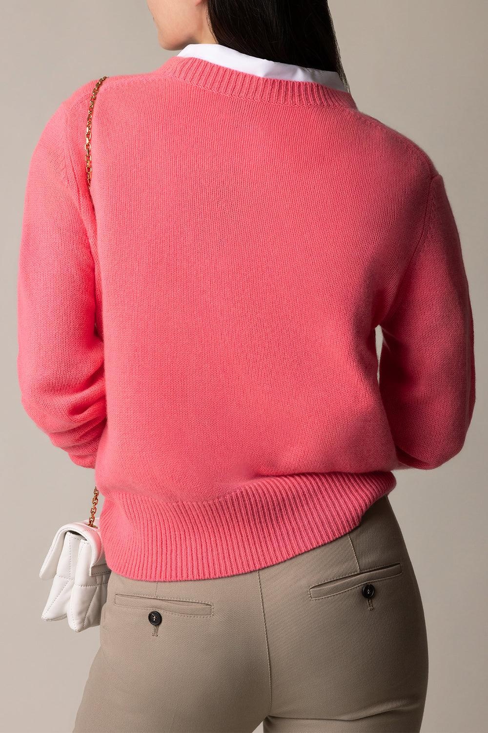 Long Sleeve Sweater - Strawberry - 4