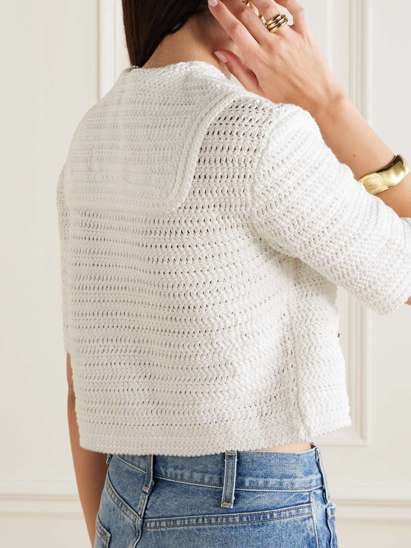 Open-knit cotton polo shirt 3