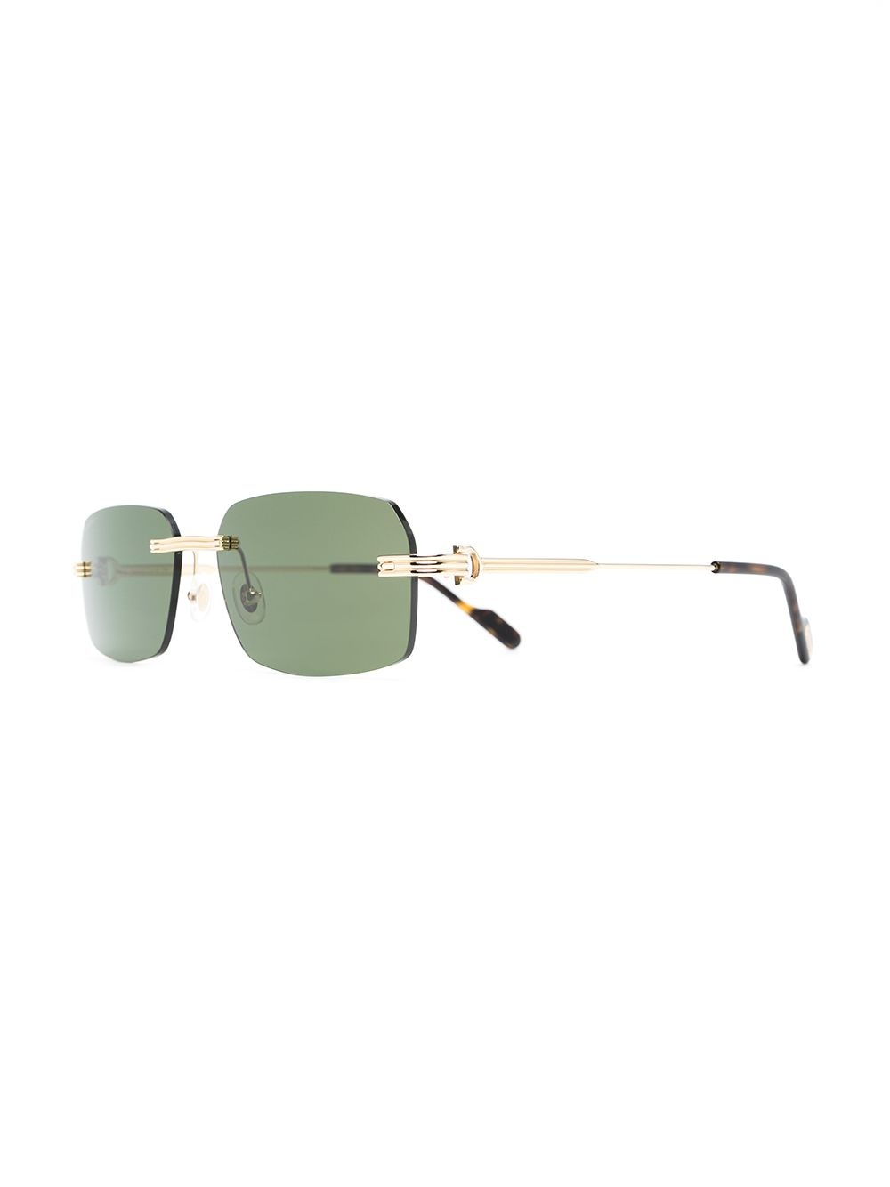 square-frame sunglasses - 2