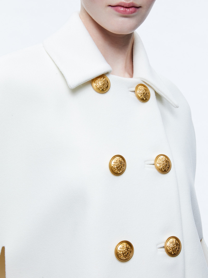 REYNALDA DOUBLE BREASTED CAPE 5