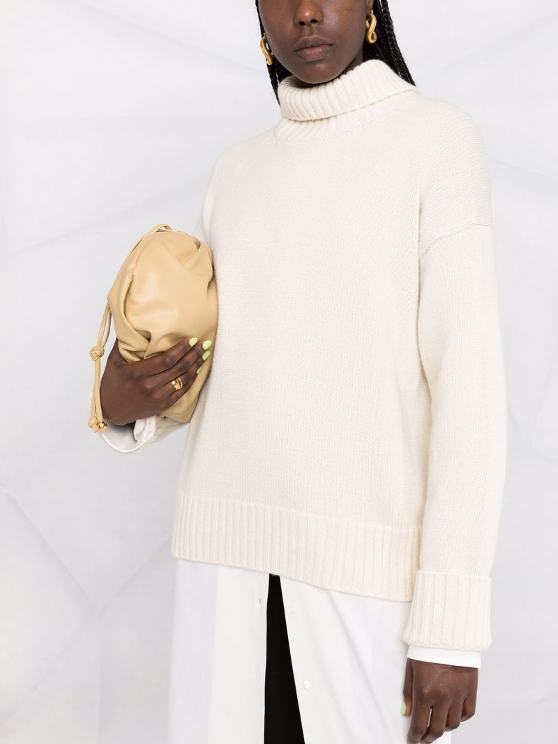 roll neck knitted jumper 5