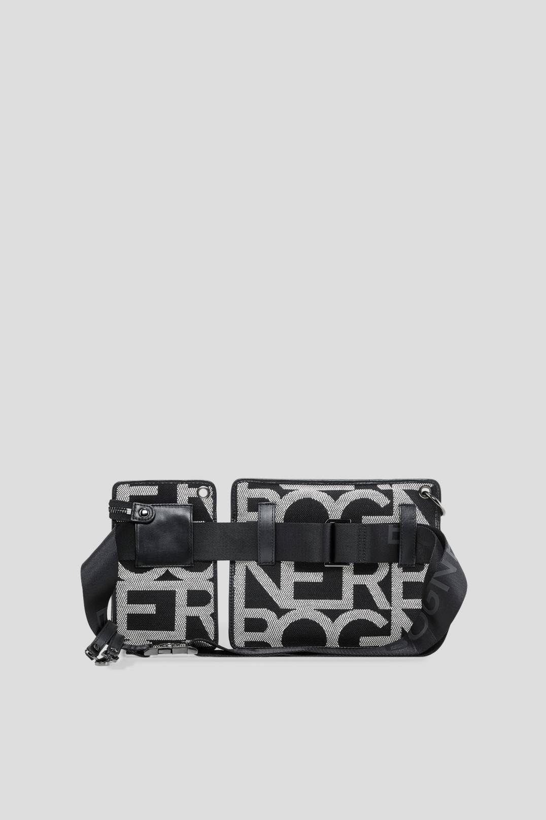 PANY ALISAR MULTIPOCKET BELT BAG IN BLACK/WHITE - 3