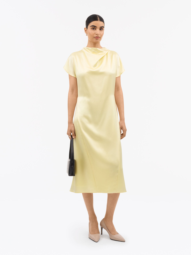 TIGER OF SWEDEN Leilani Draped Satin Dress outlook