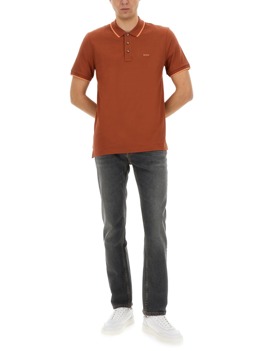 Boss Men Cotton Polo - 2