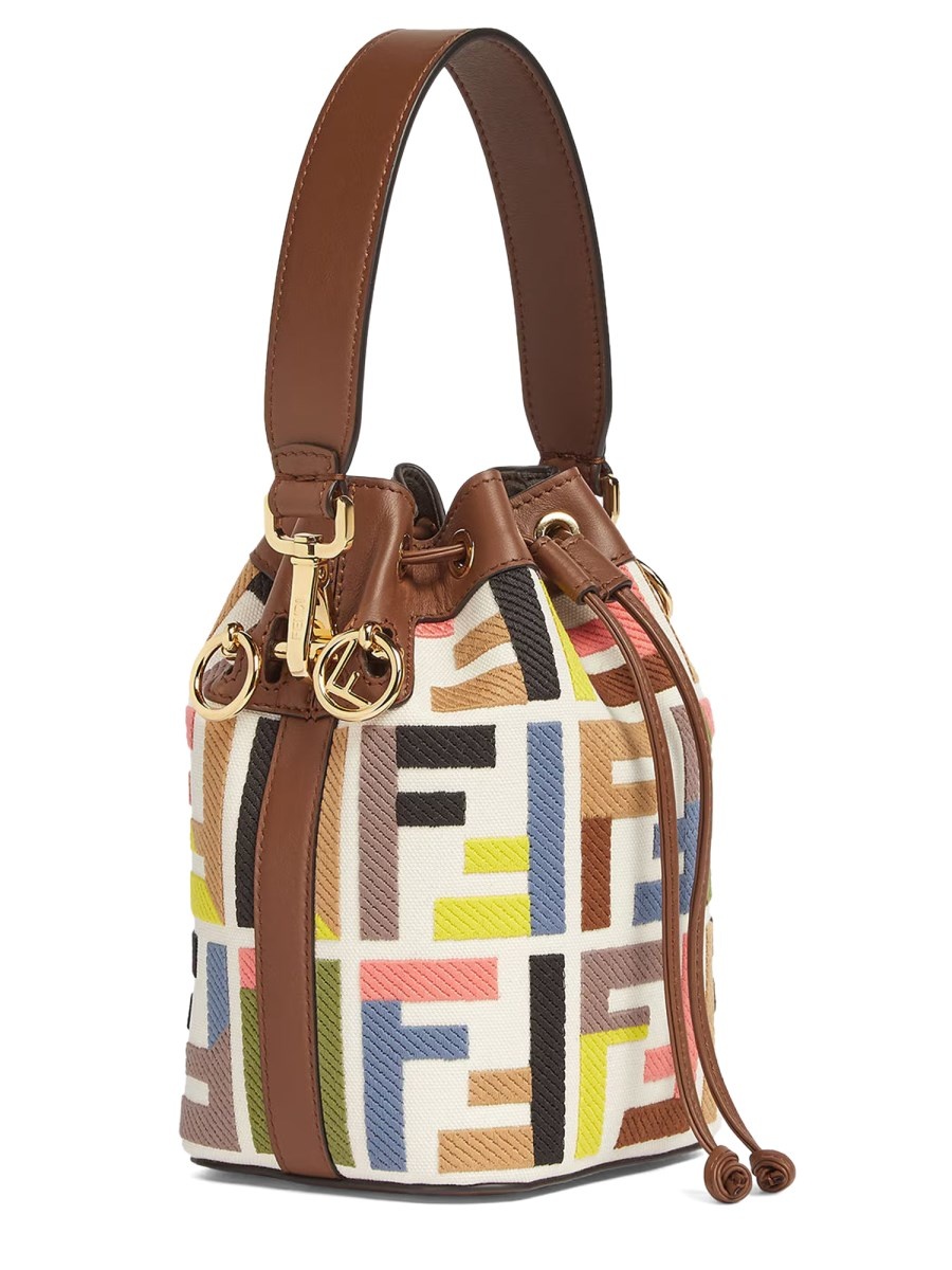 MON TRESOR MINI CANVAS BAG WITH FF PATTERN - 2