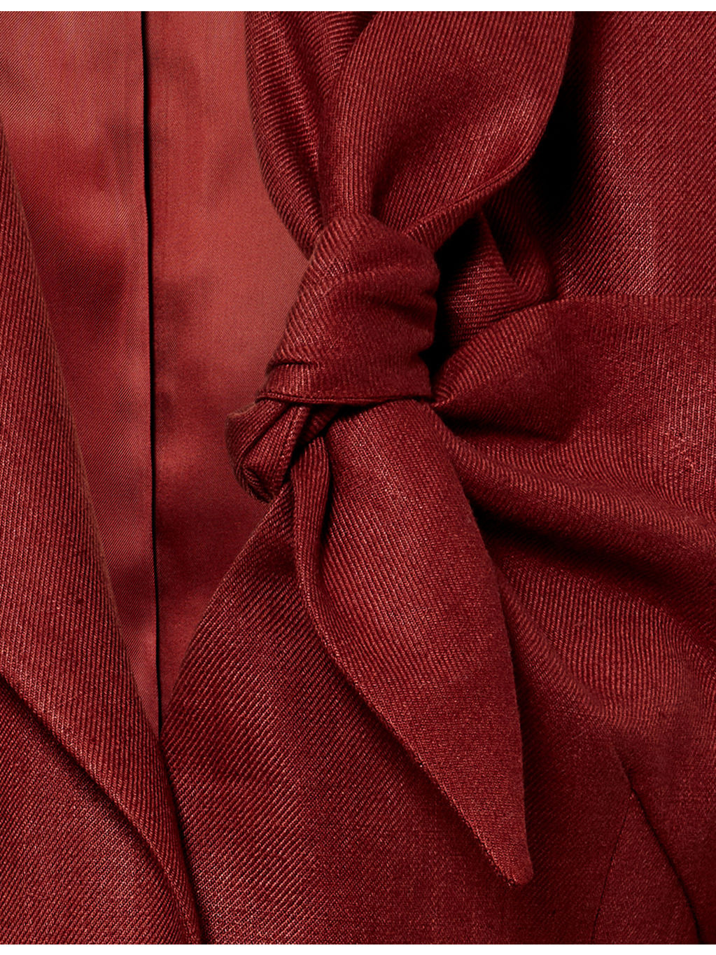 Oslo Knot Linen Blazer - 6