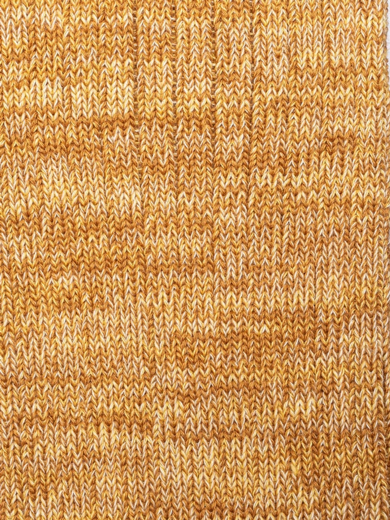 Nudie Jeans Rasmusson Womens Rib Sock Mustard outlook