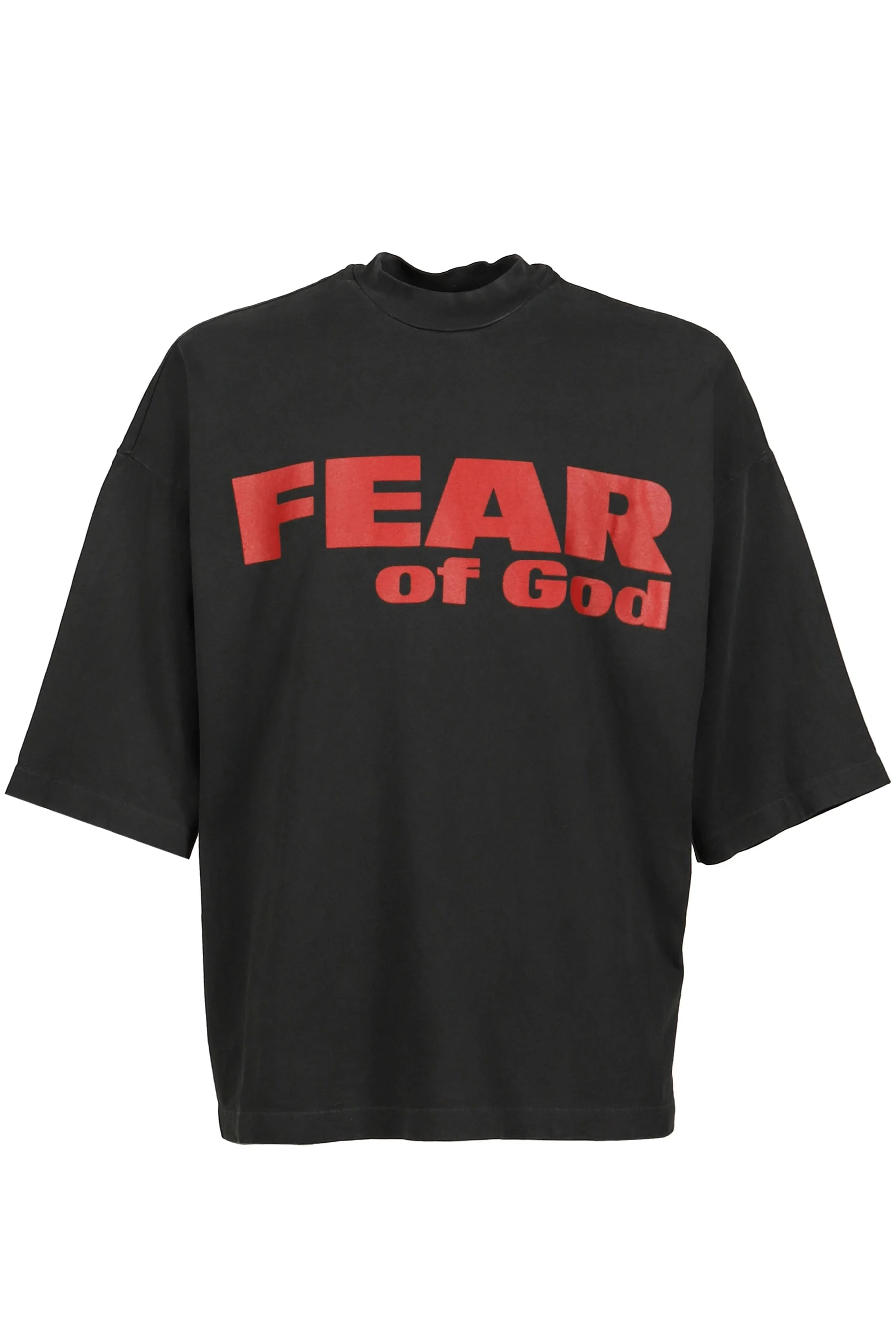 RELAXED "FEAR IS GONE" TEE / BLK - 1