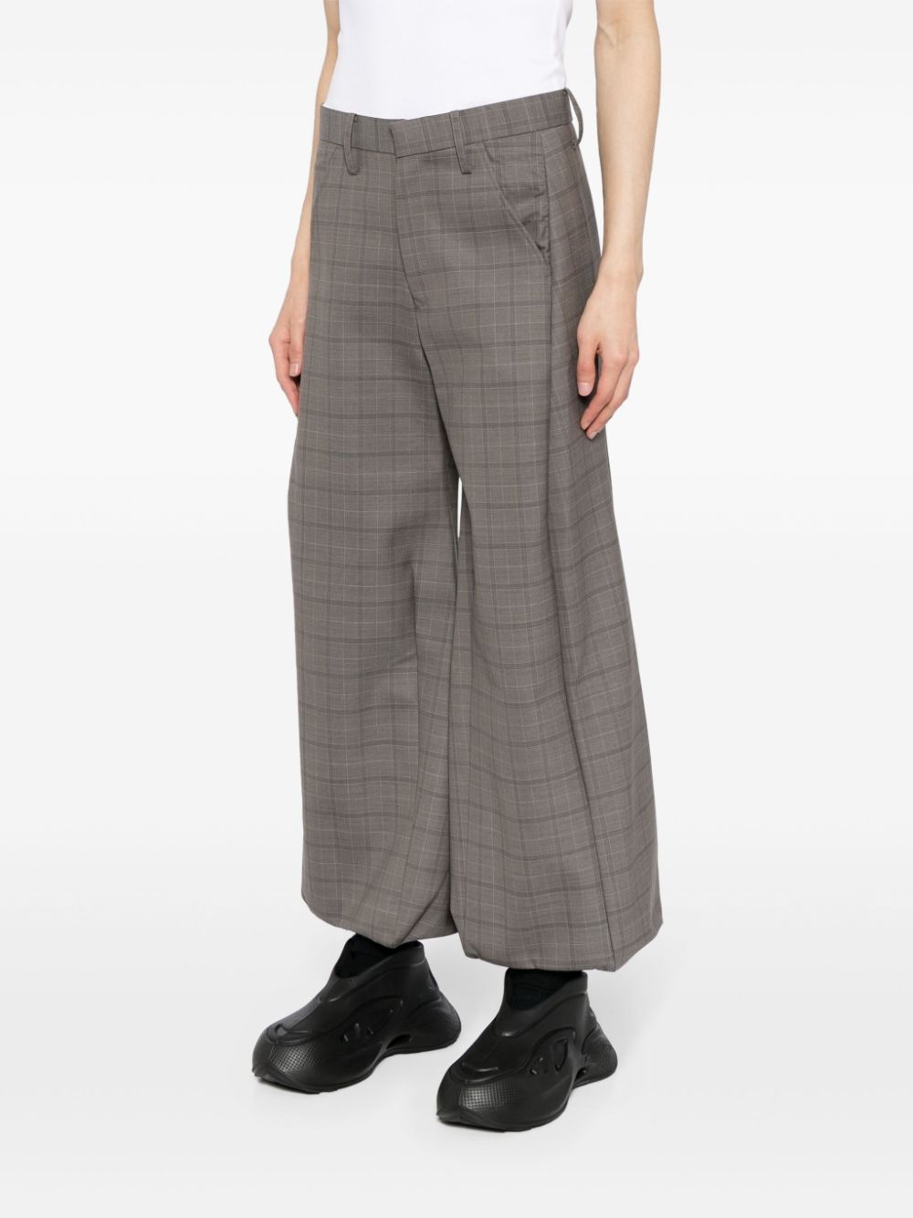 Robot wide-leg wool trousers - 3